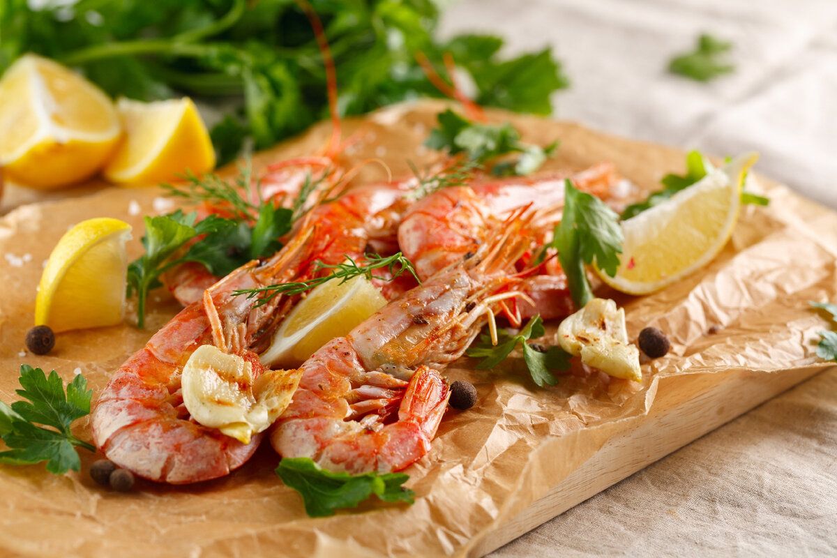 Удивительная закуска из лангустинов для Новогоднего стола