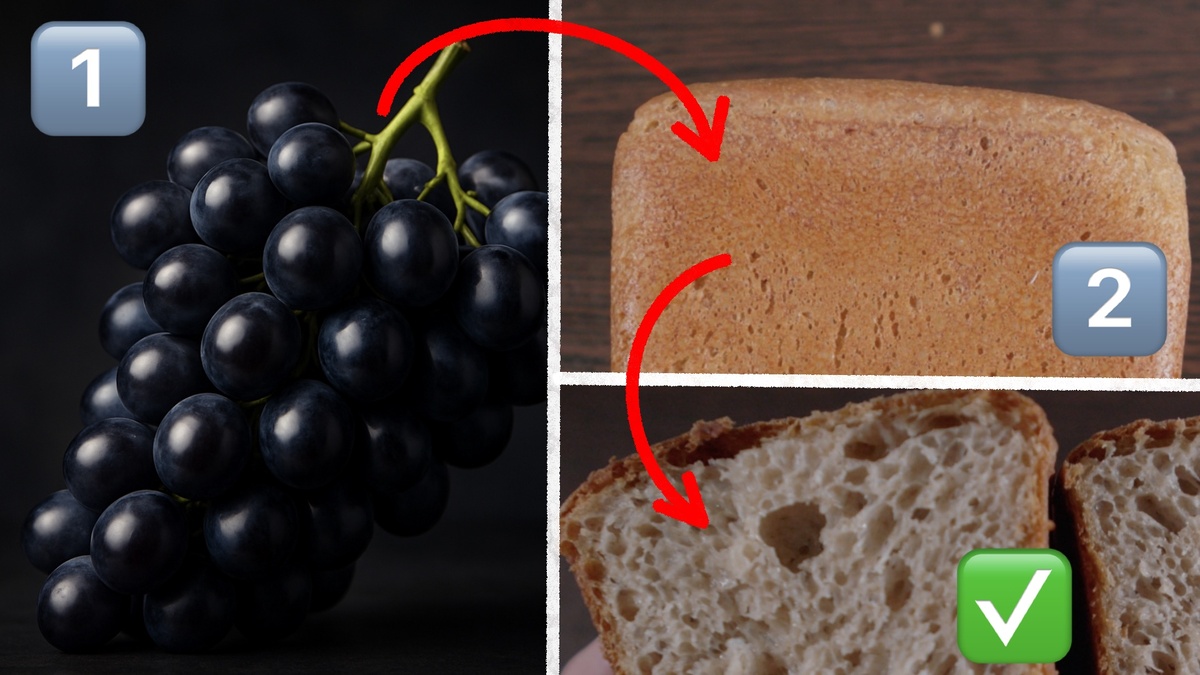 Виноградный хлеб: от плодов до ароматной корки