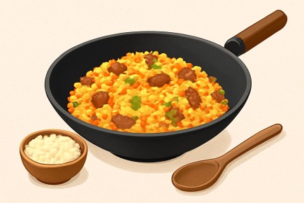 Плов в сковороде вок: как легко приготовить классическое блюдо на городской кухне