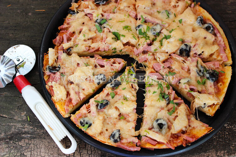 Пицца на сковороде