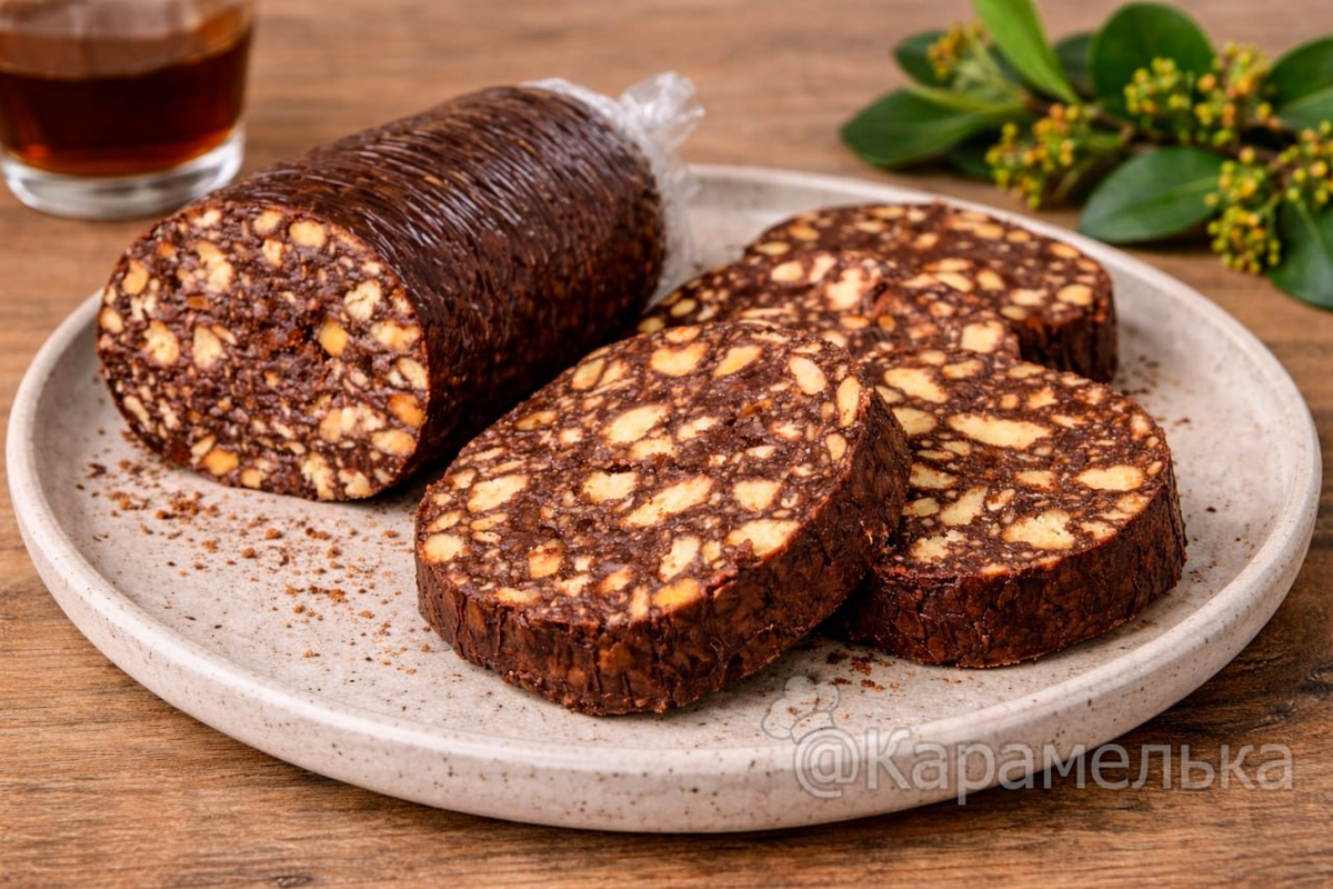 Шоколадная колбаса: Ностальгия в каждом кусочке