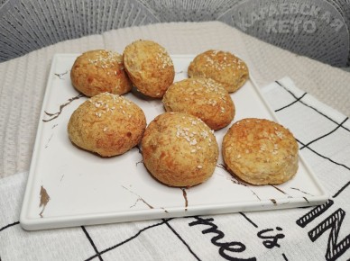 Легкие и ароматные сырно-творожные кетобулочки для настоящих гурманов