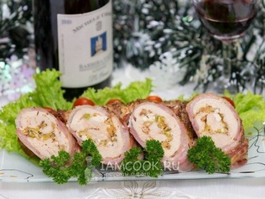 Вкусные куриные рулеты, которые украсят ваш Новый год