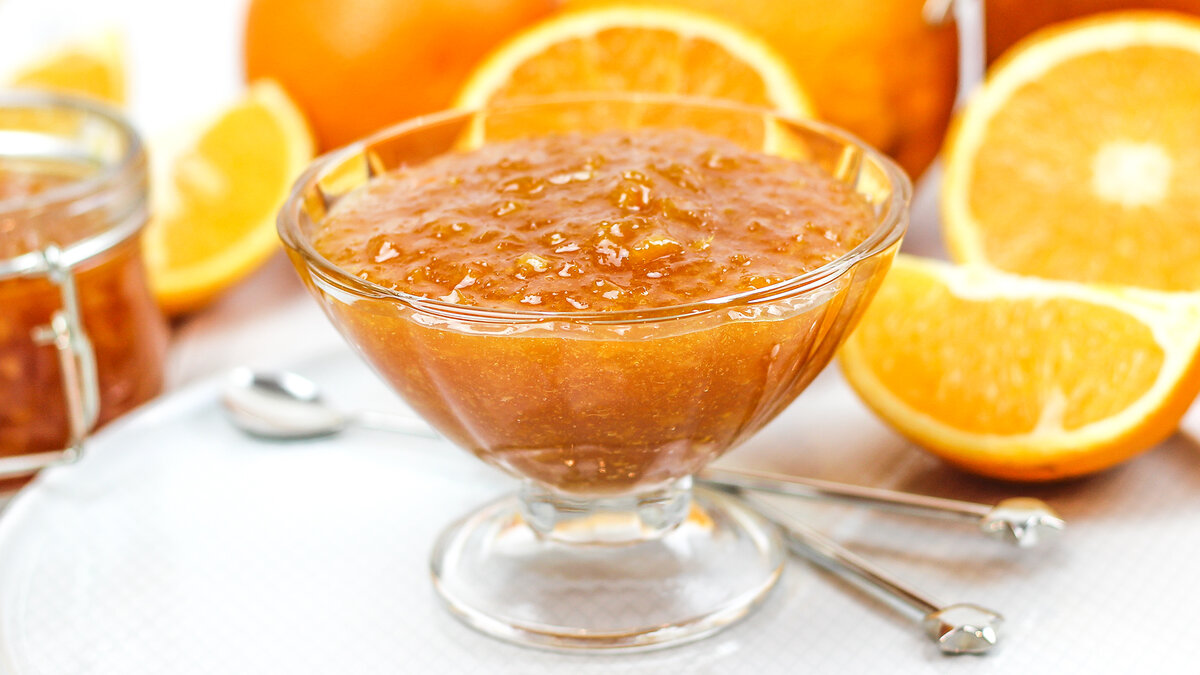 Вкусное апельсиновое варенье и джем к новогоднему столу