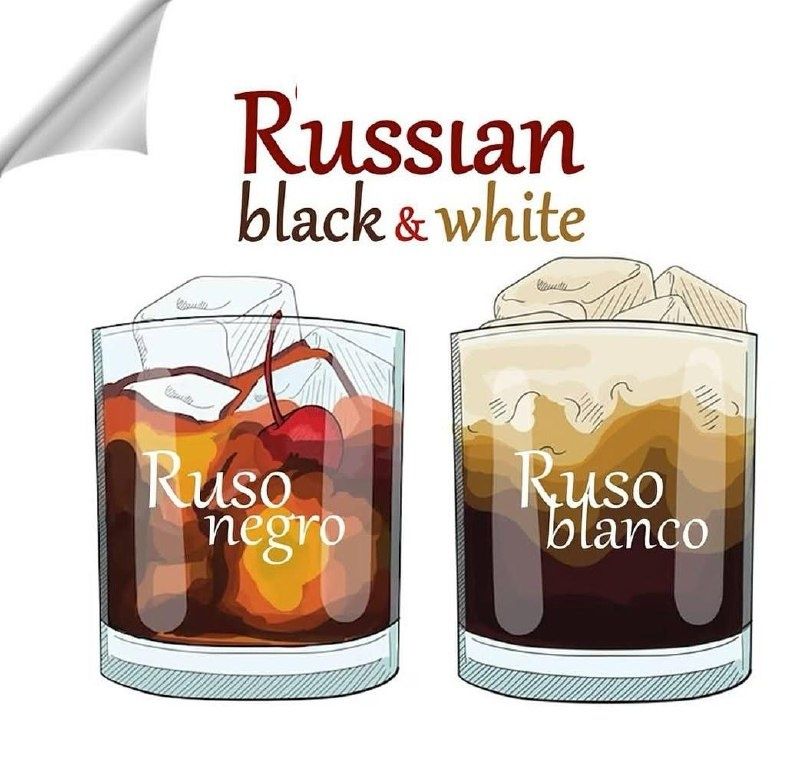 ��� ����������� ����������� �������� Russian Black � Russian White