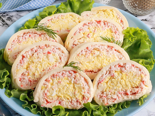 Необычные закуски из крабовых палочек, которые понравятся всем