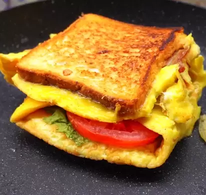 Хрустящий сэндвич: идеальный завтрак для энергичного старта